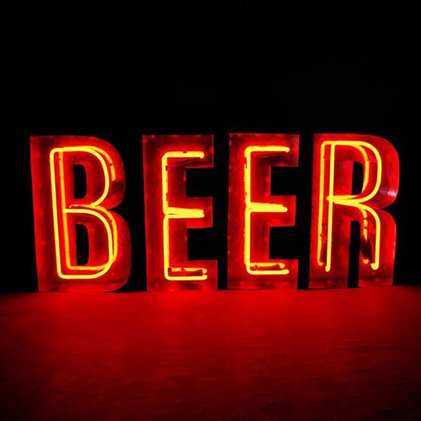 SIGN WITH NEON BEER ネオンサイン ネオン管 : アメリカン雑貨のグッズ