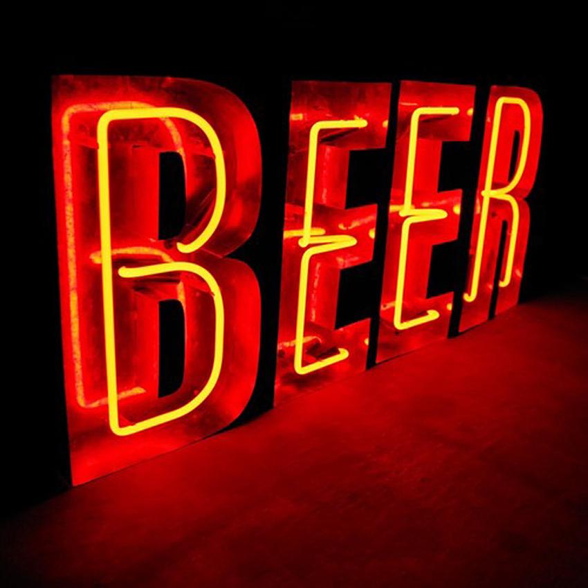 SIGN WITH NEON BEER ネオンサイン ネオン管 : アメリカン雑貨のグッズ