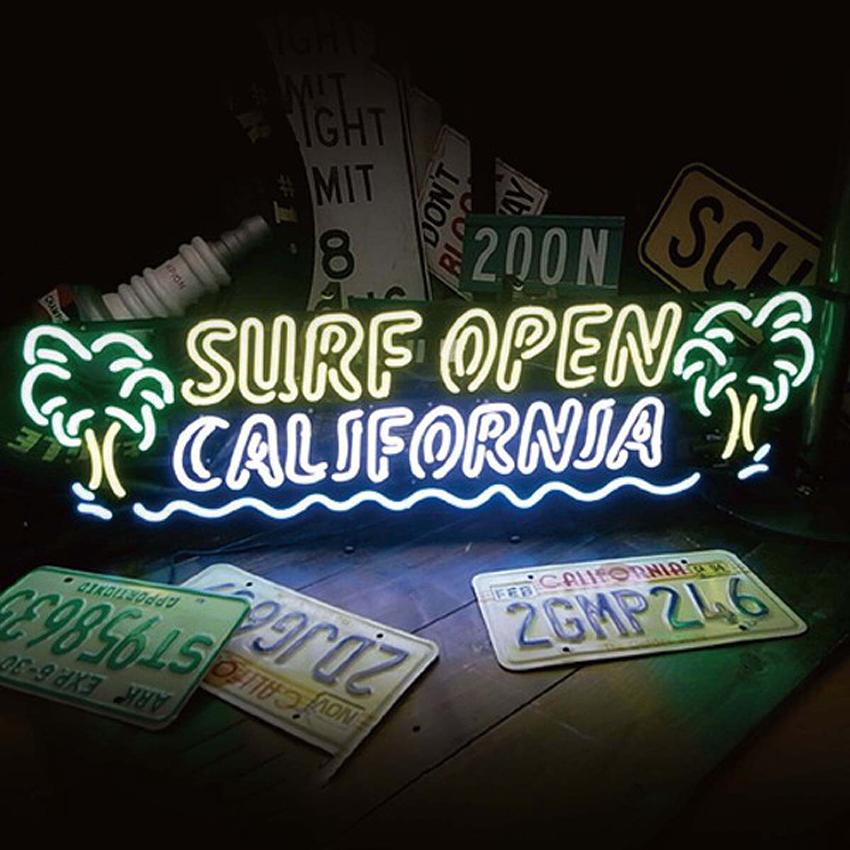 SURF OPEN ネオンサイン サーフ オープン カリフォルニア ネオン管