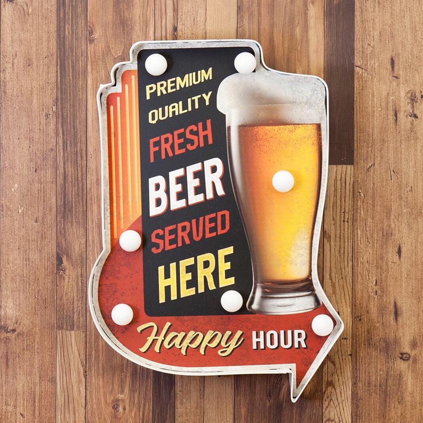 オールドスタイルビール ヴィンテージ ネオンサイン アメリカン雑貨 ランプ 看板 アメリカンクラシック LED Sign FRESH BEER ビール ネオンサイン