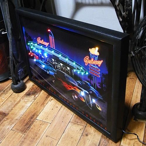 LED ピクチャーフレーム galaxy オールドアメリカン ネオン LED ピクチャーフレーム galaxy オールドアメリカン ネオン