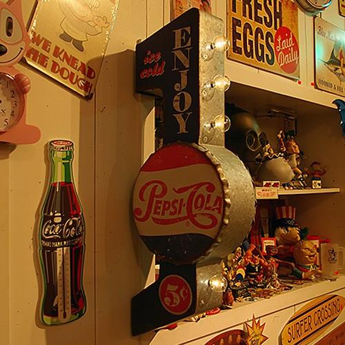 ペプシコーラ オフ ザ ウォール LEDサイン PEPSI インテリア ペプシコーラ オフ ザ ウォール LEDサイン PEPSI インテリア