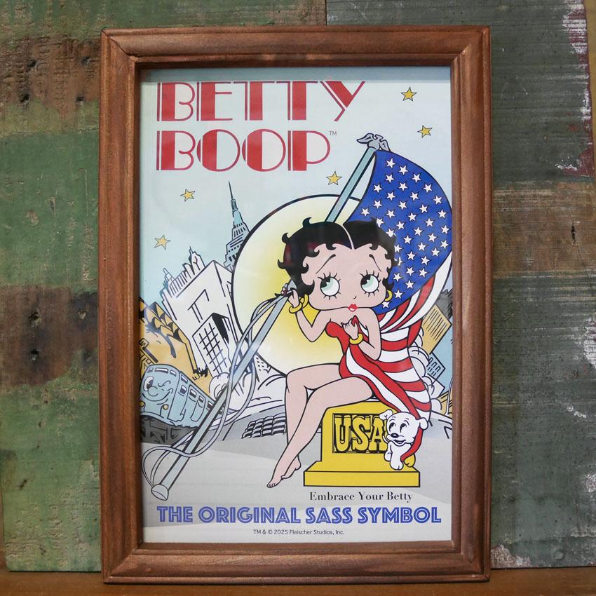 BETTY BOOP インテリアピクチャー ベティブープ BT-USA ヴィンテージ