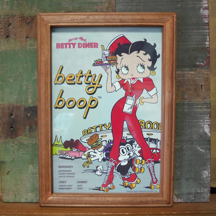 BETTY BOOP インテリアピクチャー ベティブープ BT-DINER ヴィンテージ