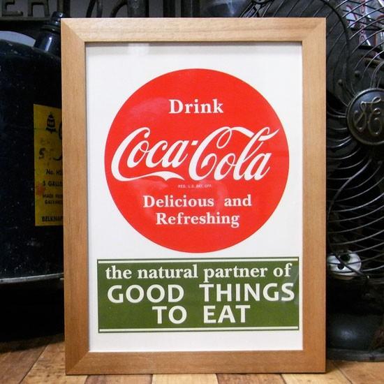 Coca Cola コカコーラ ポスターフレーム 壁掛けインテリア