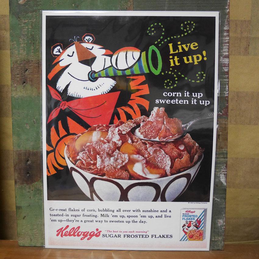 ケロッグ（Kellogg's） ポスター トニーザタイガー Kellogg アメリカン