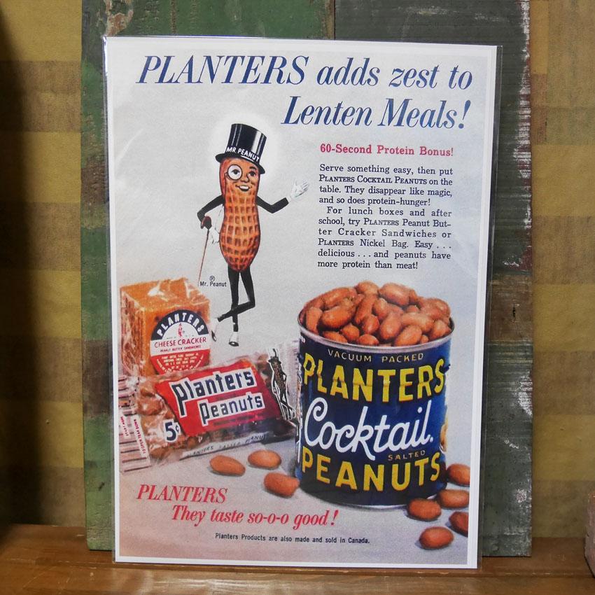 ポスター プランターズ ピーナッツ PLANTERS B4 アメリカンポスター Everywoman's Family Circle（Yahoo!・アメリカン雑貨のグッズファーム）