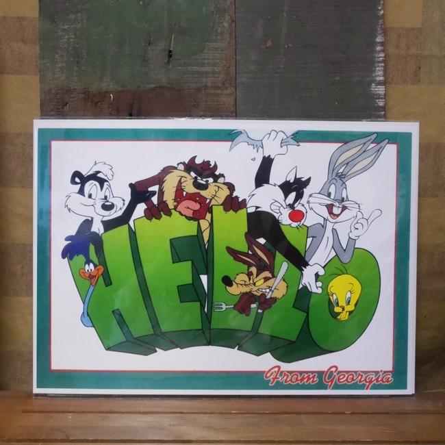 ルーニー テューンズ Hello アメリカンポスター B4 Pos B アメリカン雑貨のグッズファーム 通販 Yahoo ショッピング