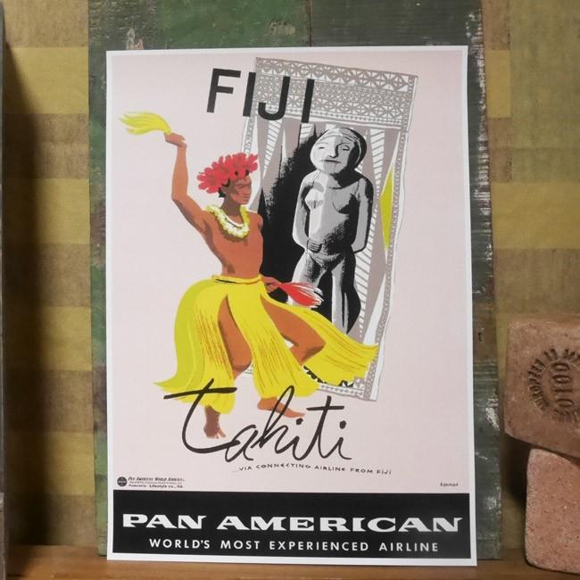 アンティーク 雑貨屋 アート レトロ ポスター（大）インテリア 絵画 （B） PANAM POSTER パンナム ポスター インテリア : アメリカン雑貨のグッズ