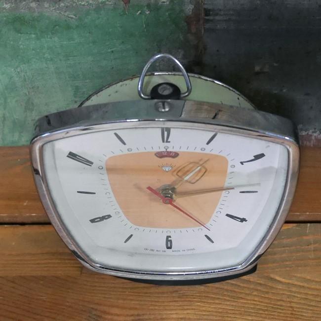 アンティーク 目覚まし時計 ゼンマイ式 置き時計 レトロ インテリア 