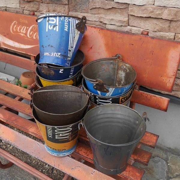 アンティーク ドラム缶 リメイクバケツ ガーデニング プランター