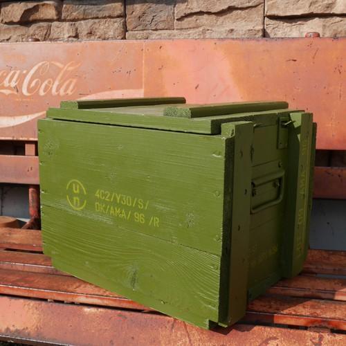 ミニタリーボックス　アンモボックス デンマーク軍 アンモボックス ミリタリー アミニッションボックス