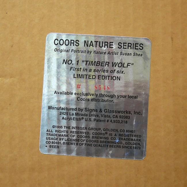 アンティーク パブミラー クアーズ 鏡 COORS NATURE SERIES TIMBER