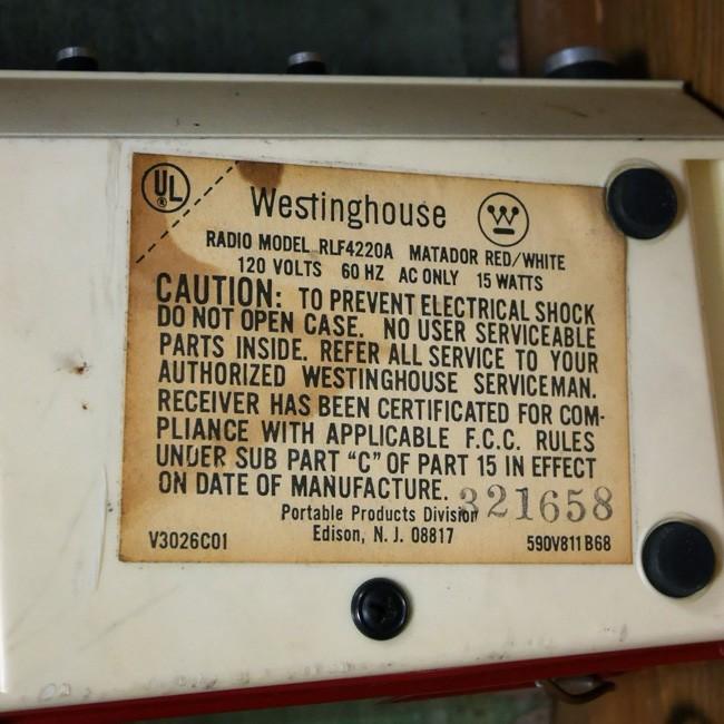 Westinghouse アンティーク ラジオ レトロ インテリア ウェスティン
