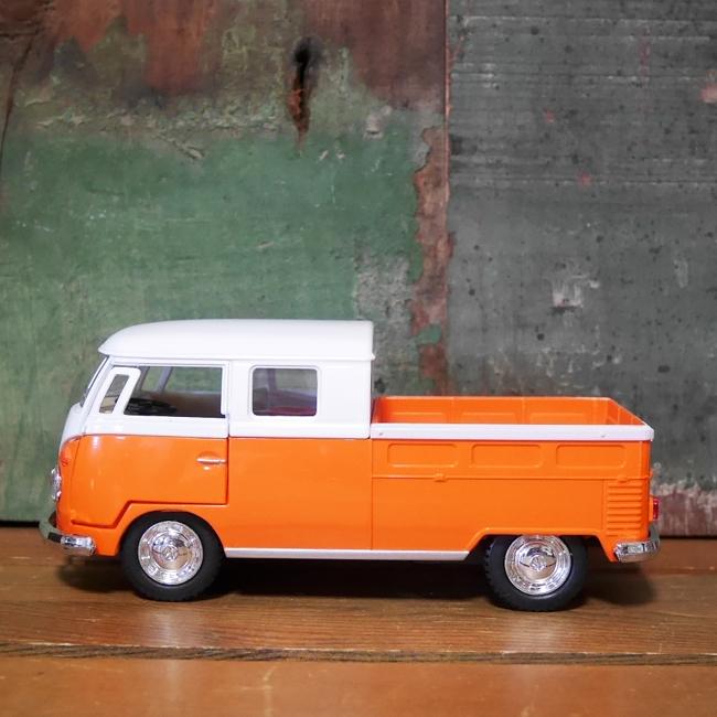 フォルクスワーゲンバス ダブルキャブ ピックアップ 1963 ダイキャスト