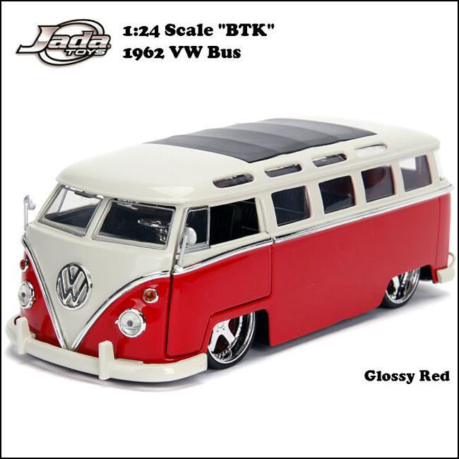 フォルクスワーゲン バス Jada Toys Btk 1962 Vw Bus 1 24 レトロミニカー Glossy Red Rm 108 アメリカン雑貨のグッズファーム 通販 Yahoo ショッピング