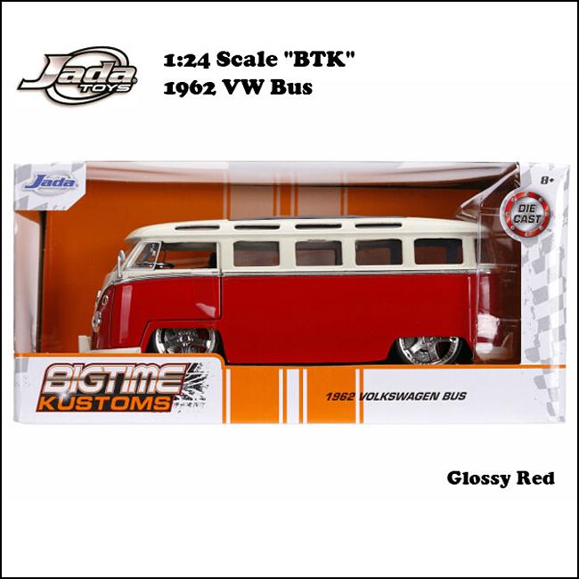 フォルクスワーゲン バス JADA TOYS BTK 1962 VW BUS 1/24 レトロ