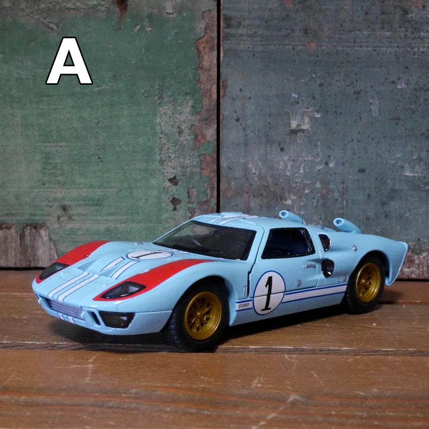 ダイキャストミニカー 1966 Ford GT40 MKII 1/32 プルバックミニカー