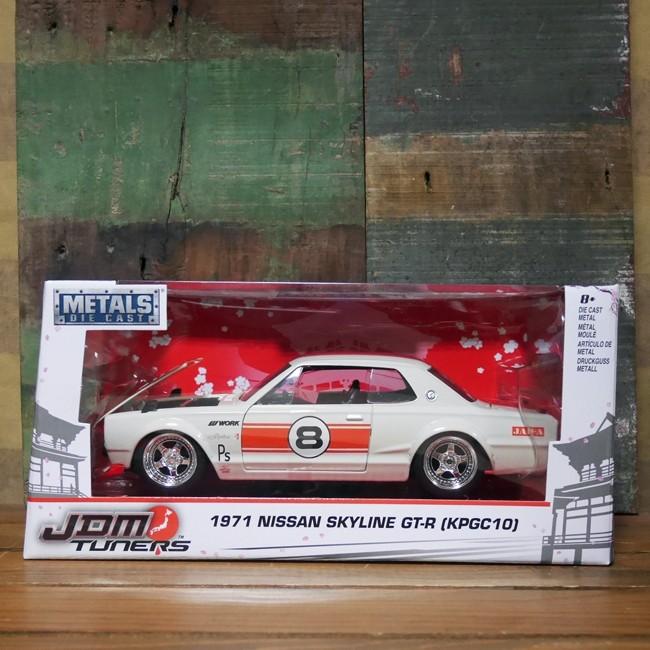 日産スカイライン レトロミニカー 1/24 JADA TOYS 1971 NISSAN SKYLINE 2000 GT-R｜goodsfarm