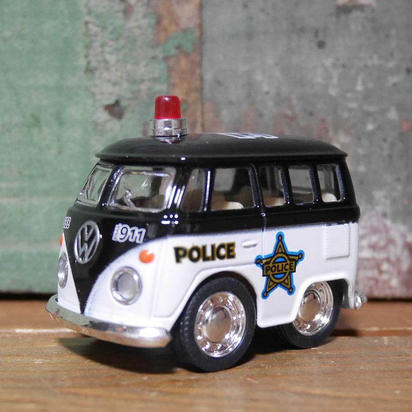 ポリスカー バス ダイキャストミニカー Little Van ワーゲンバス