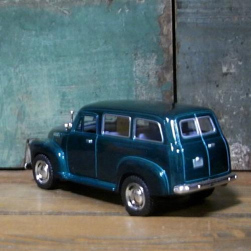 vintage シボレー　50s 60s企業もの レトロミニカー シボレー サバーバン 1950 Chevy Suburban 1/36
