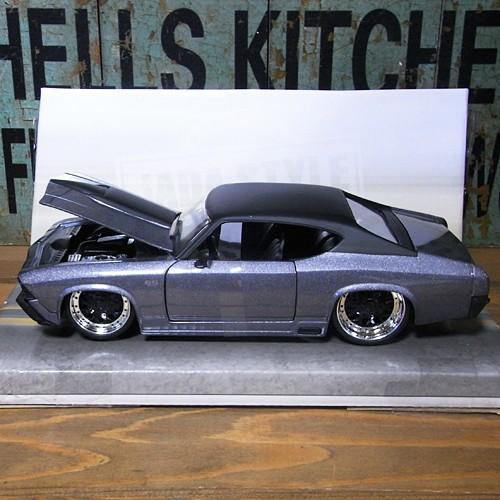 シボレー シェベル ミニカー 1/24 JADA TOYS 1969 CHEVY CHEVELLE SS