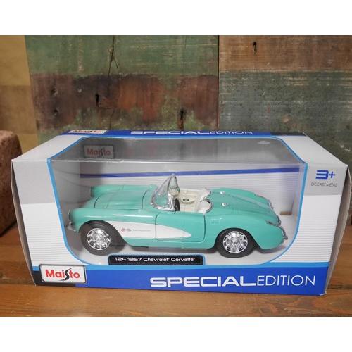 シボレー コルベット 1957 Maisto 1/24 レトロミニカー Chevrolet