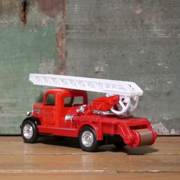 消防車 ミニカー 梯子車 レトロ クラシック 消防車 レトロミニカー はしご車 : アメリカン雑貨のグッズ