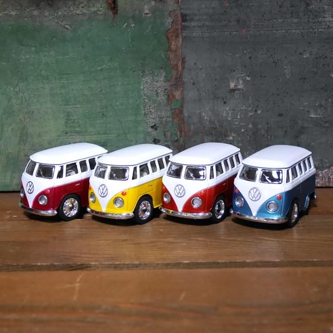 VANの限定品ミニカー フォルクスワーゲン ダイキャストミニカー Vivit Color 4Pセット