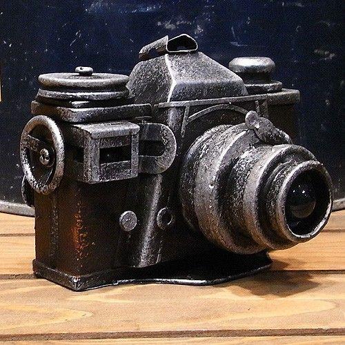 カメラ　置物　アメリカ　ビンテージ レトロ カメラオブジェ インテリア : アメリカン雑貨のグッズファーム