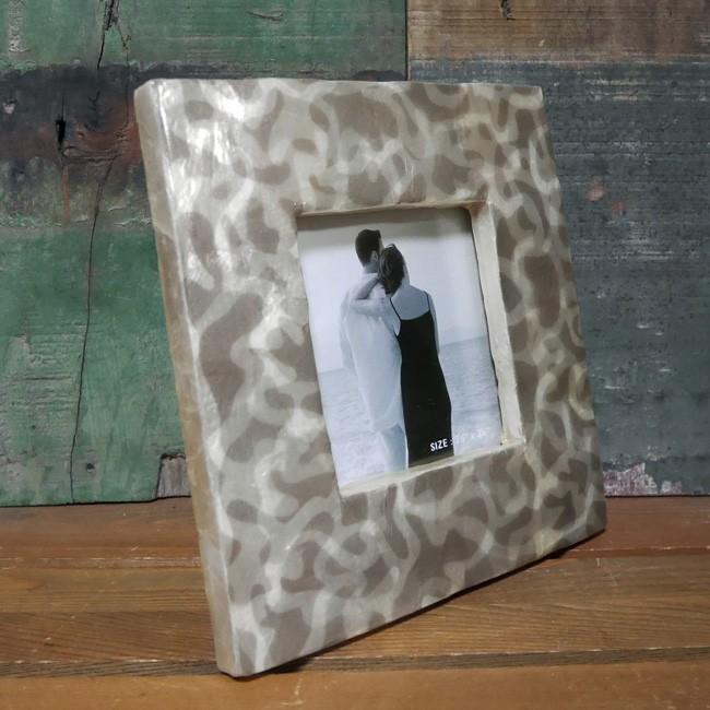 シェル フォトフレーム 写真立て : アメリカン雑貨のグッズファーム