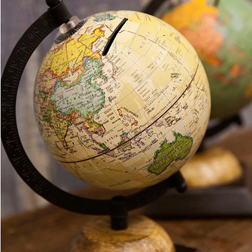 ステンドグラス　地球儀(グローブ)のベース Amazon | Globemaster 12インチ ワールドグローブ、明るいブルー