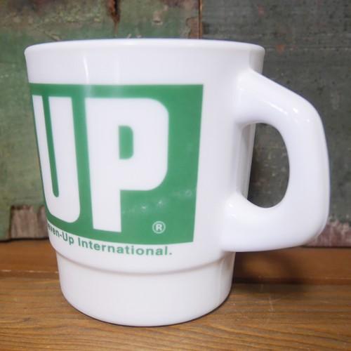 ペプシコーラ & セブンアップ B品 ミルキーグラス マグカップ