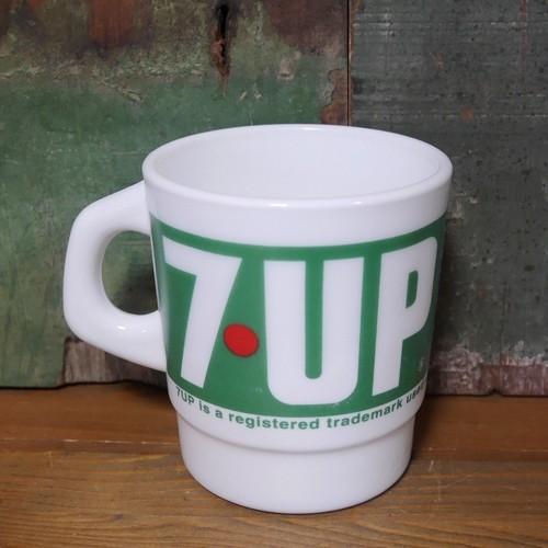 ペプシコーラ & セブンアップ B品 ミルキーグラス マグカップ