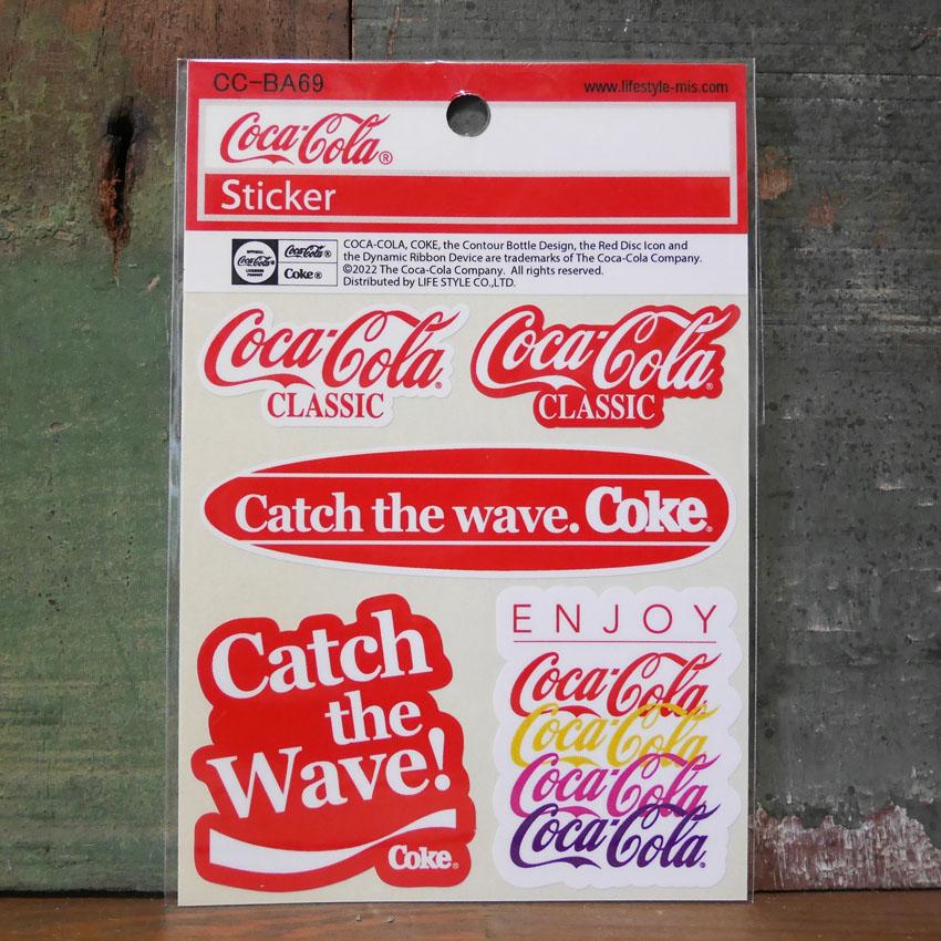 Coca Cola（コカコーラ） ステッカー 5セット COCACOLA DRINK STICKERS
