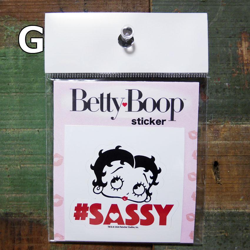 BETTY BOOP（ベティ ブープ） BETTY BOOP Sticker ステッカー シール