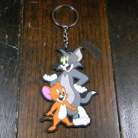 ラバー キーホルダー トムとジェリー キーリング アメリカン雑貨