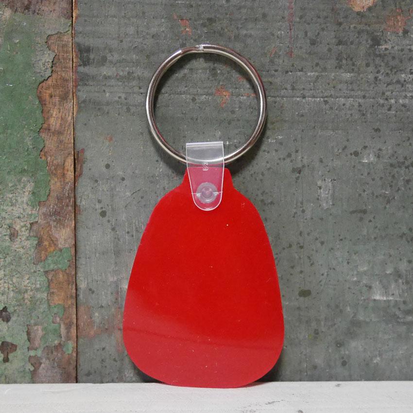 アメリカン ラバーキーホルダー U.S.A Rubber Key Ring サドルキー