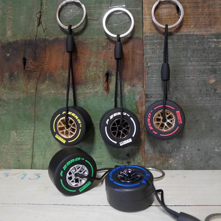 レーシングカータイヤ キーホルダー ピレリ PZERO : アメリカン雑貨の