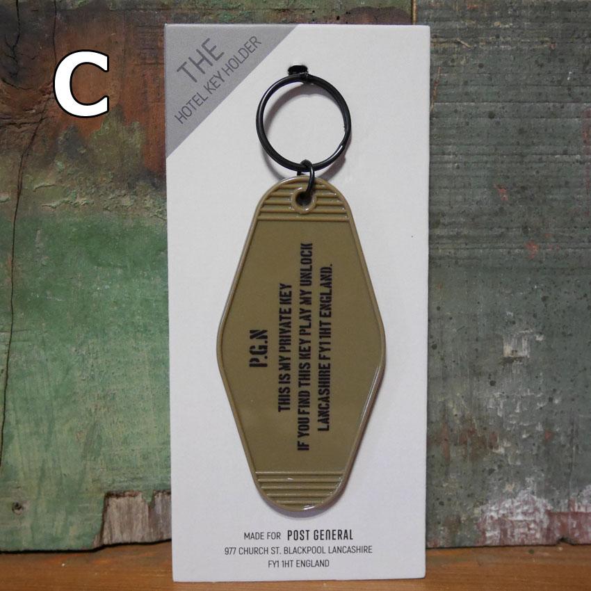 POST GENERAL ザ ホテル キーホルダー ポストジェネラル キータグ