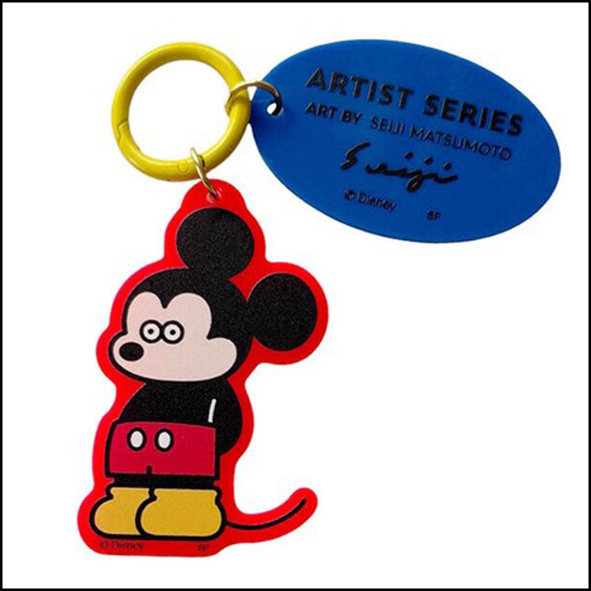 カラー アクリル キーホルダー ミッキーマウス スタンド ディズニー