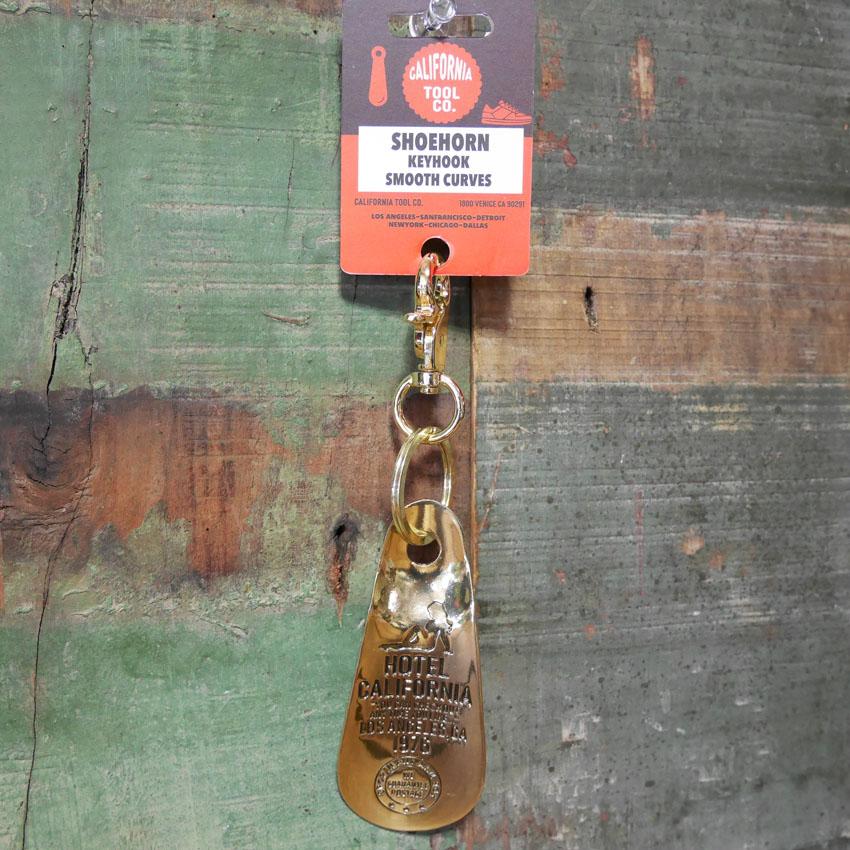 CALIFORNIA TOOLS KEYHOOK SHOEHORN 靴べら キーホルダー 靴すべり