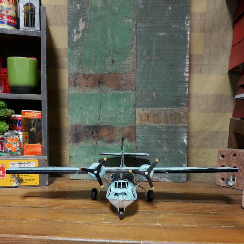 ブリキのおもちゃ 飛行機 flying boat インテリア : アメリカン雑貨の
