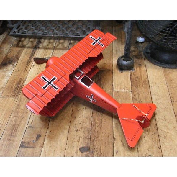 ブリキのおもちゃ 飛行機 複葉機 フォッカー : アメリカン雑貨のグッズ