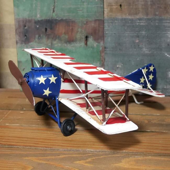 ヴィンテージ プレーン US インテリア 飛行機 ブリキのおもちゃ