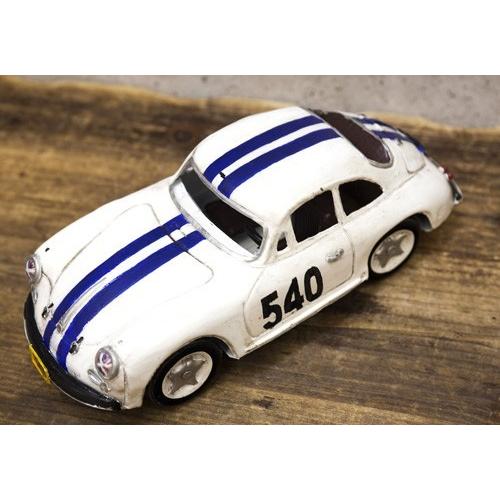 レーシングカー ホワイト540 インテリア ブリキのおもちゃ 自動車