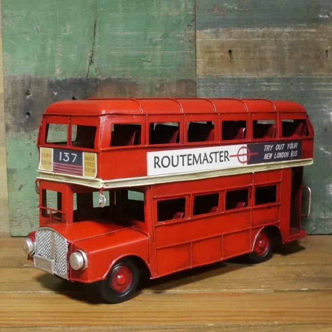ブリキのおもちゃ ロンドン バス インテリア london bus 自動車