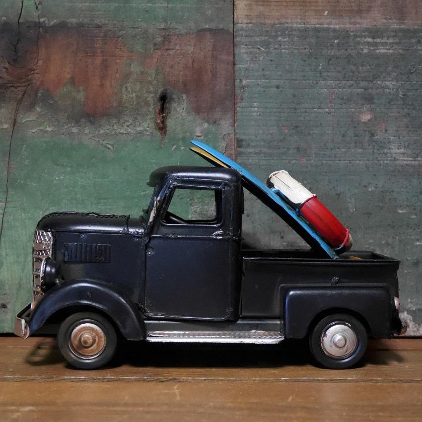 アメリカンピックアップトラック　ブリキ 楽天市場】昔のピックアップトラック ブリキオブジェ Mサイズ