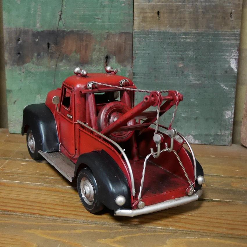 レッカー車 tow truck ブリキのおもちゃ インテリア : アメリカン雑貨