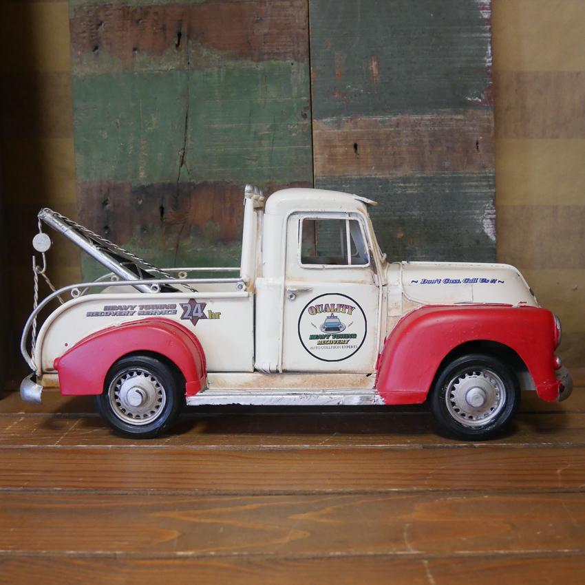 レッカー車 truck ブリキのおもちゃ インテリア : アメリカン雑貨の